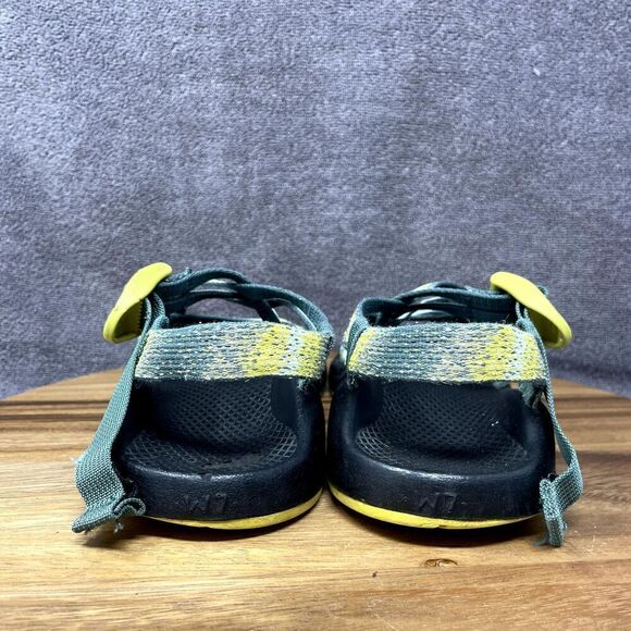 Chaco Womens ZX2 Sandals Classic Green Yellow Hiking Outdoor Toe Loop Women’s 7 - Picture 4 of 9